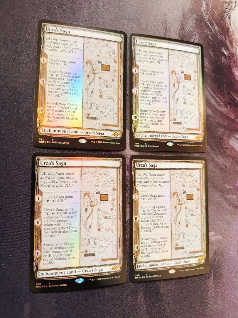 【スケッチfoil】ウルザの物語　英語　4枚セット