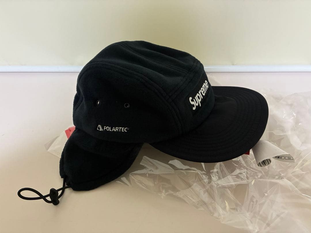 新品　Supreme Polartec Earflap Camp Cap
