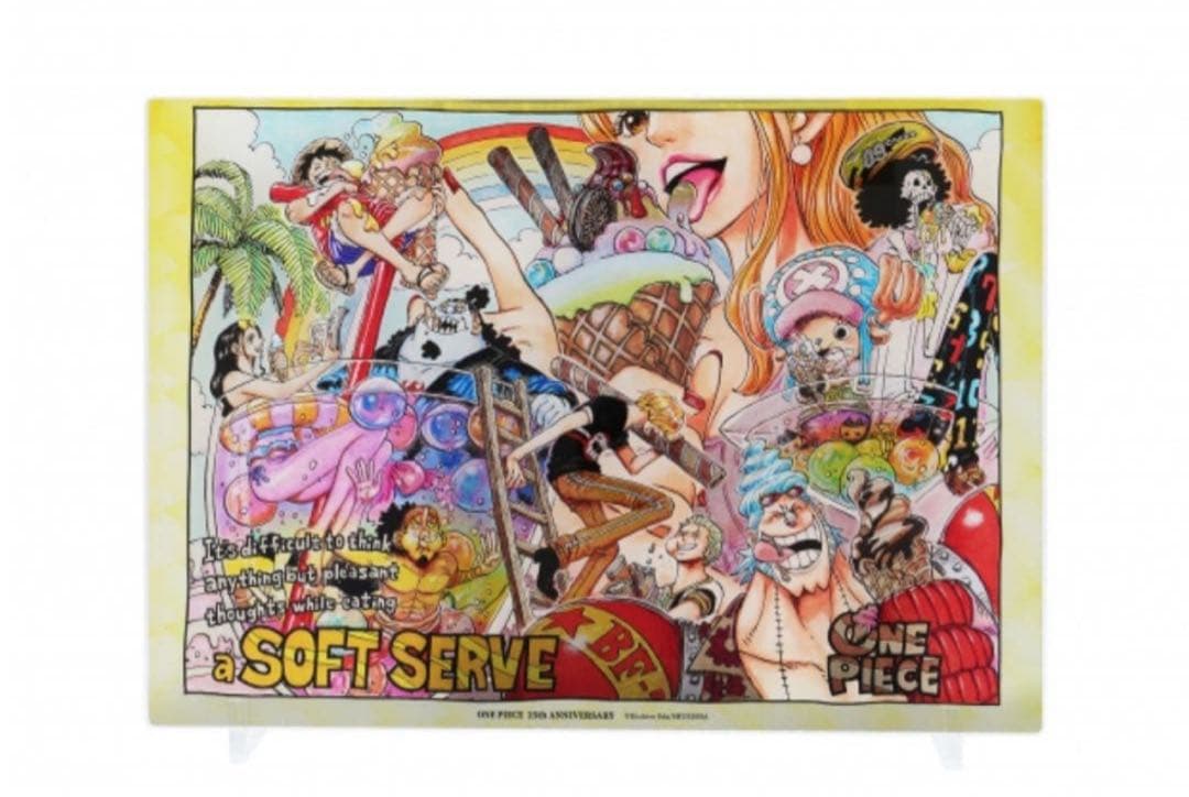ONE PIECE 箔入りアクリルアート －連載25周年突破記念Ver.－