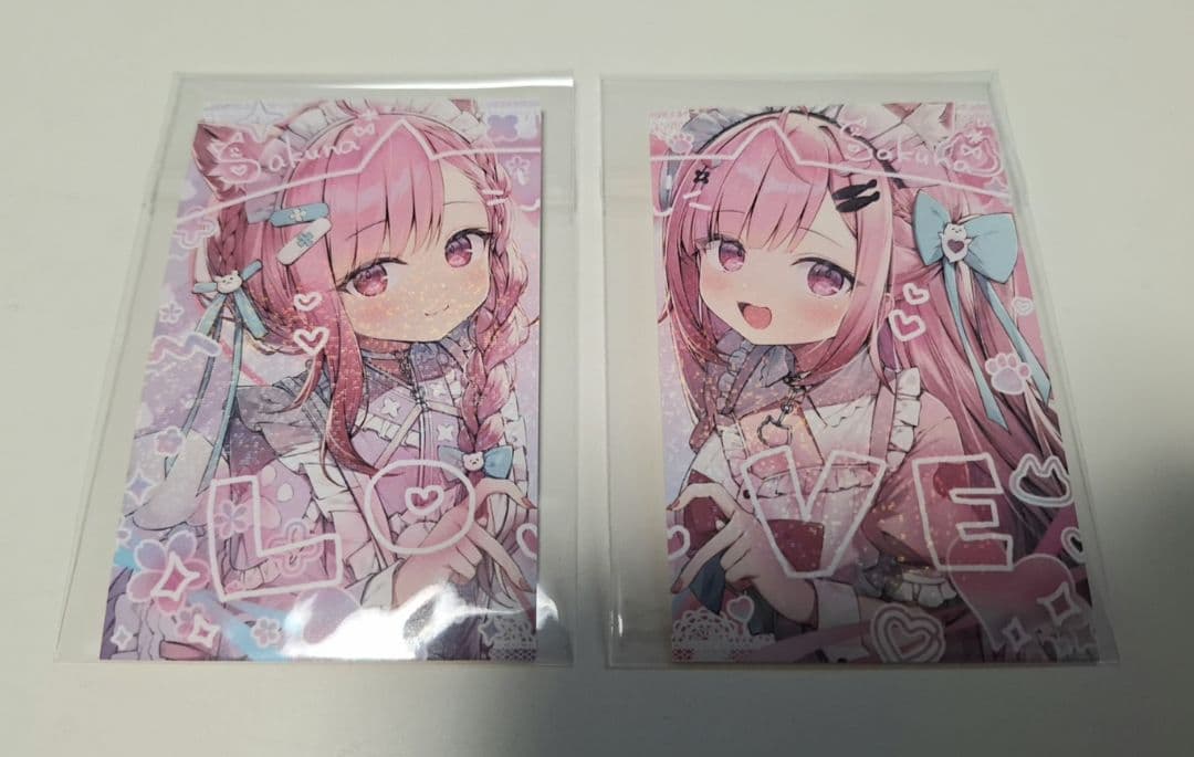 結城さくな ツーショカードセット フルセット購入特典 おまけ付き