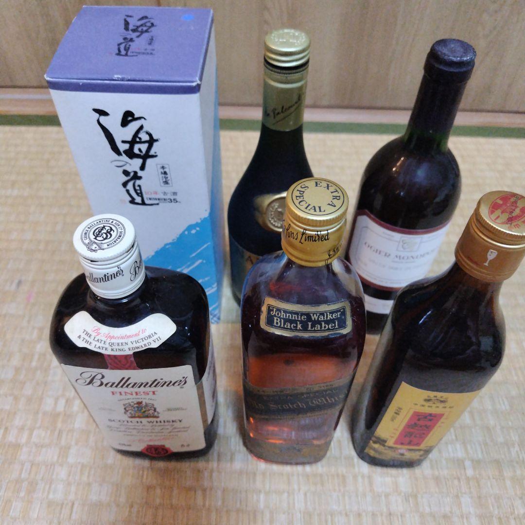 ウイスキーなど6本セット未開封
