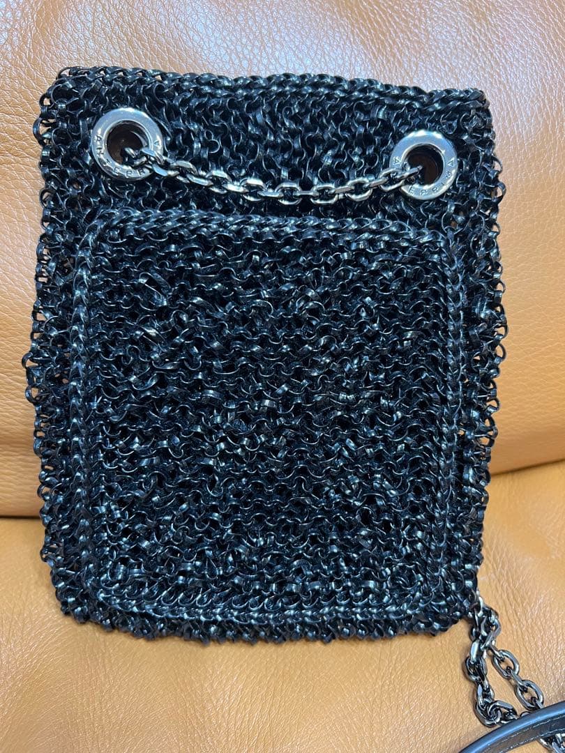 アンテプリマ オッキエッロ ショルダースモール エナメルブラック美品