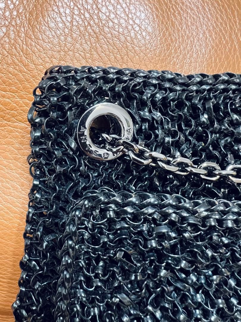 アンテプリマ オッキエッロ ショルダースモール エナメルブラック美品