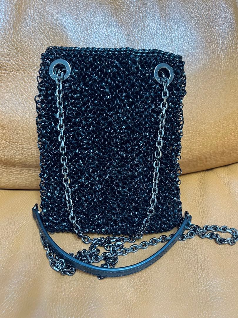 アンテプリマ オッキエッロ ショルダースモール エナメルブラック美品