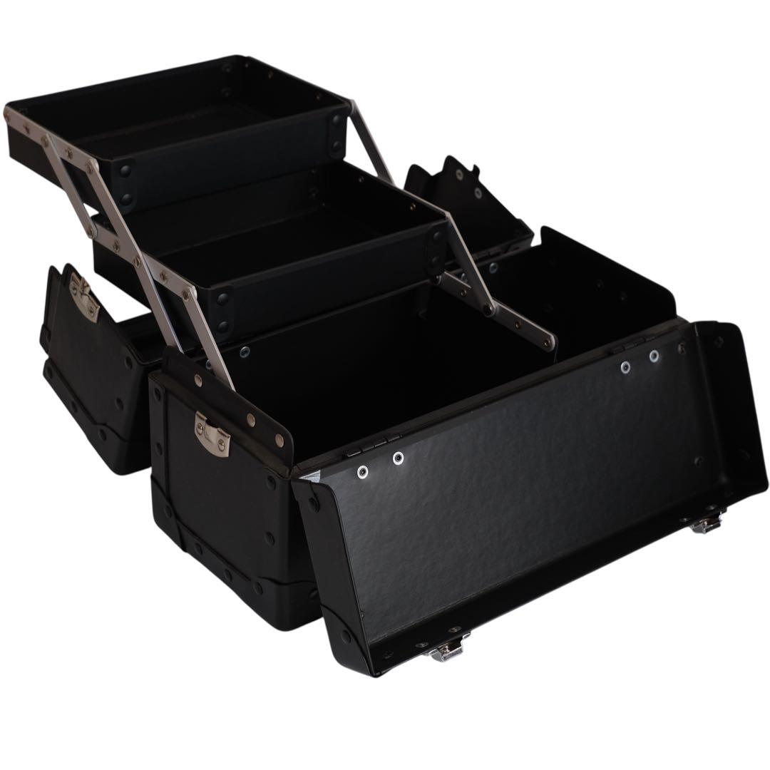 GLASS MARBLE メイクボックス ブラック 2段式　新同品