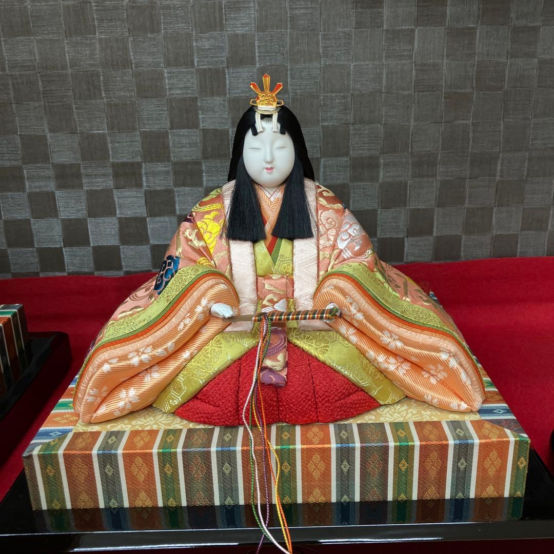 お値下げしました。真多呂木目込雛人形