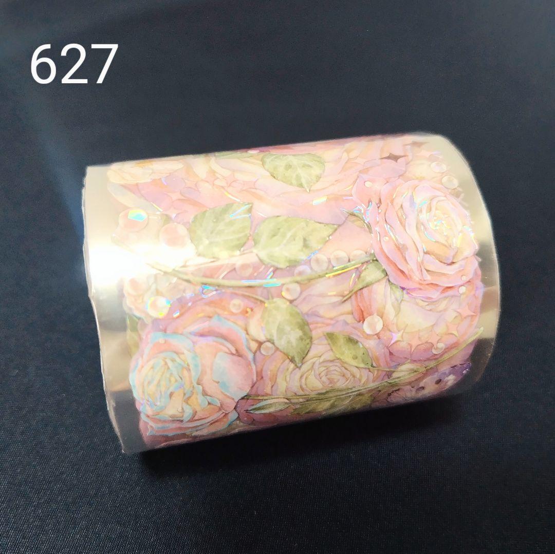 巻売 627★ 海外 マスキングテープ マステ PET 花 装飾 薔薇 贝壳光