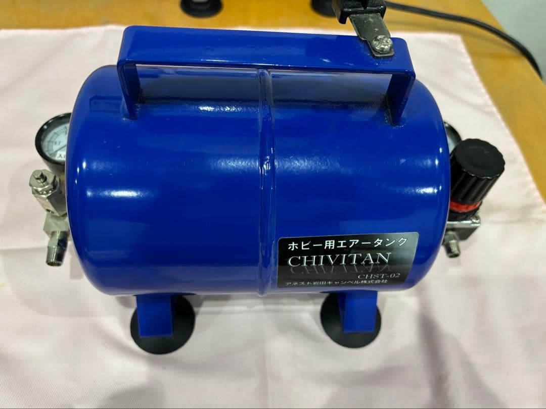 チ*こ様 エアテックス コンプレッサー APC-001R + アネスト岩田エアタ