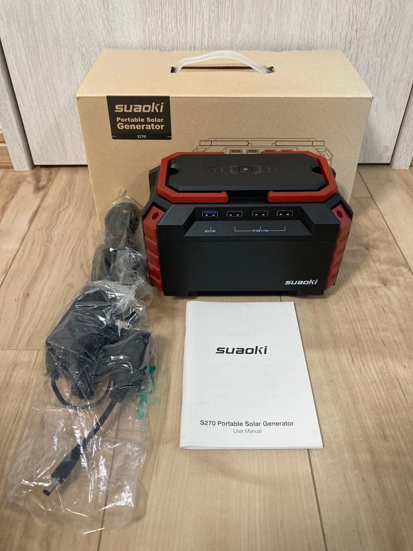 suaoki ポータブル電源 USBポート3つ