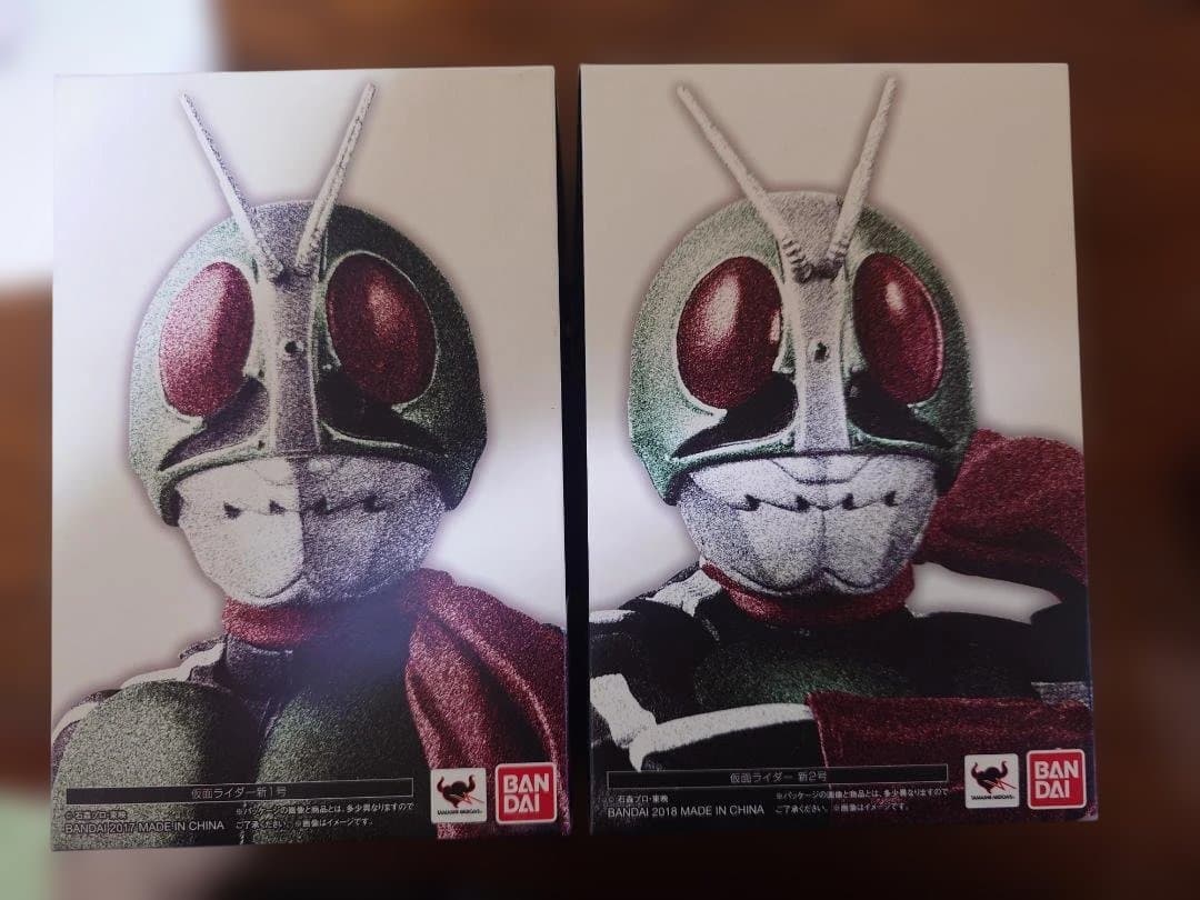 真骨彫　仮面ライダー新1号＆新2号