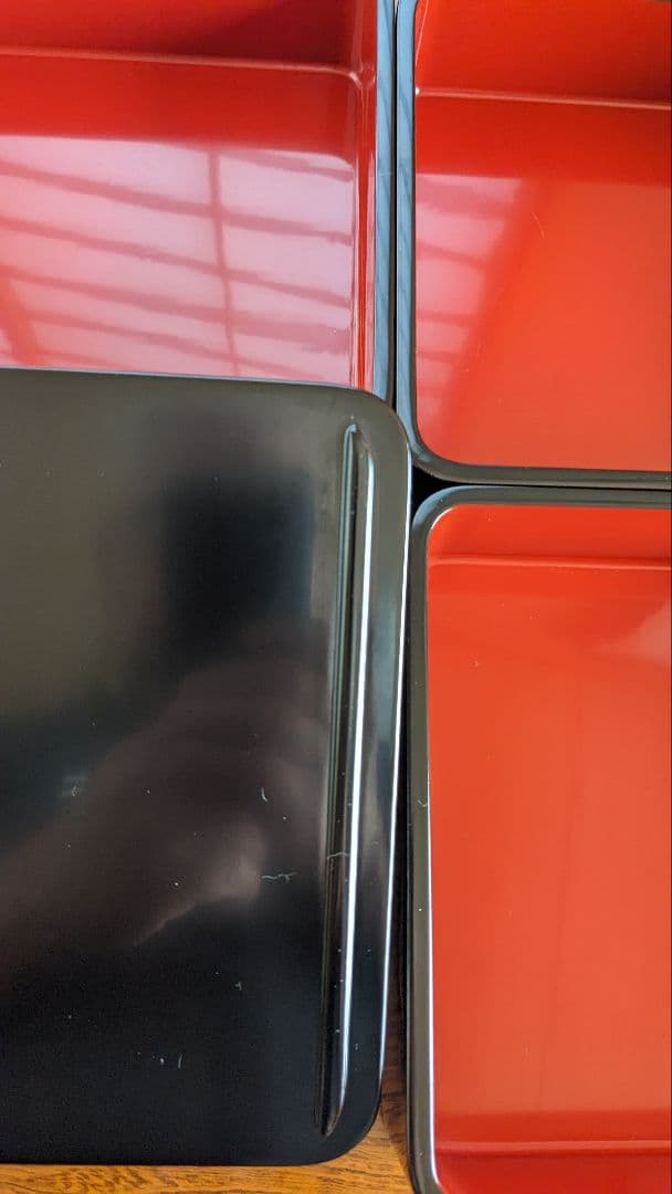 輪島塗天然目四段重箱