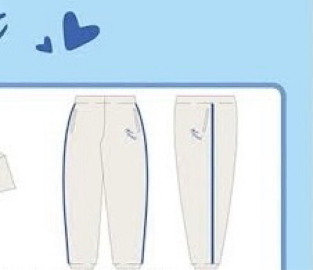 大西亜玖璃　あぐぽんとお揃い　スウェットセットアップ　パーカー　Lサイズ