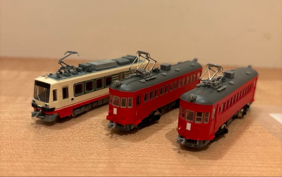 名鉄岐阜市内線　路面電車3両セット