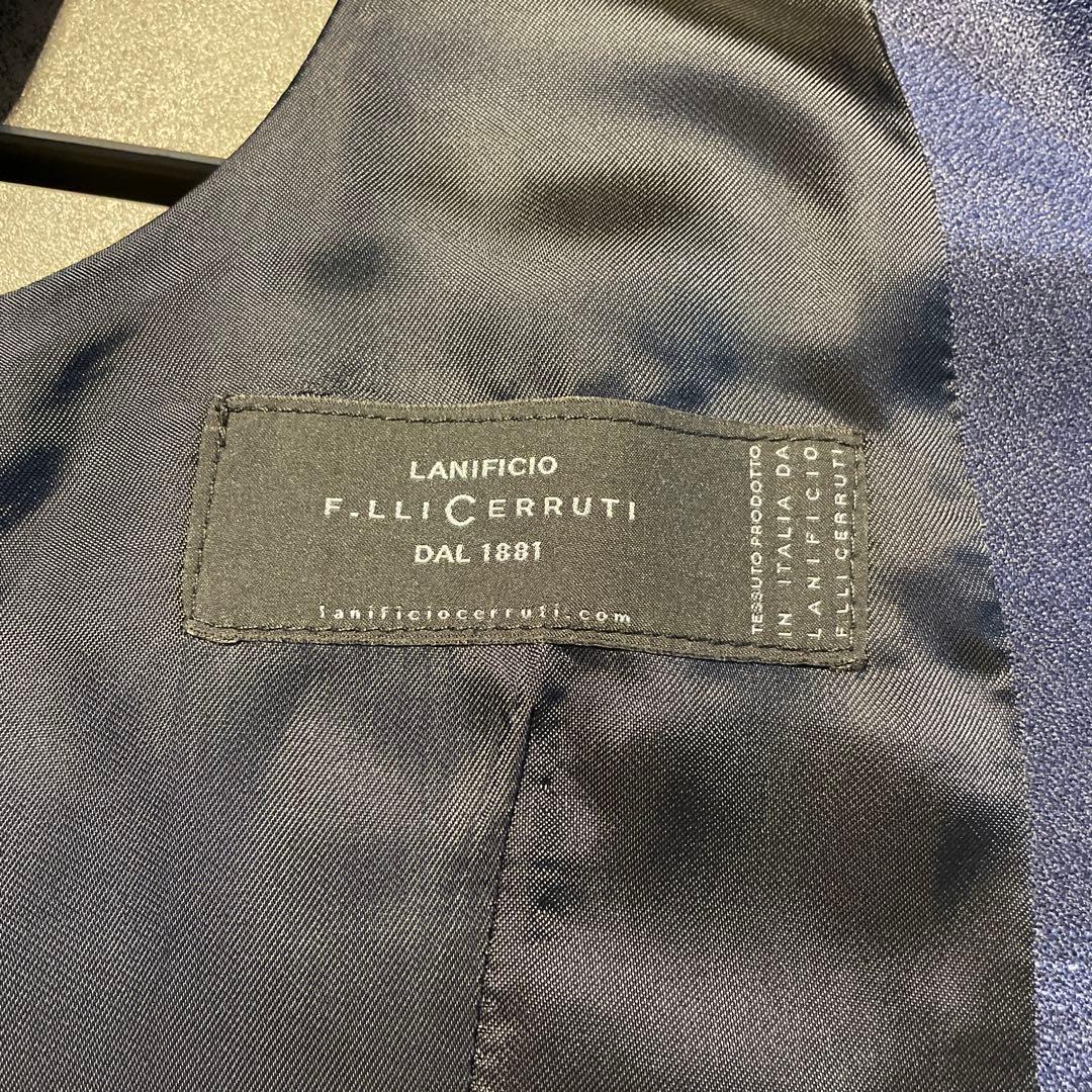 LARDINI横浜高島屋正規店購入　ジレ チェック柄 シルク混 定価82500円