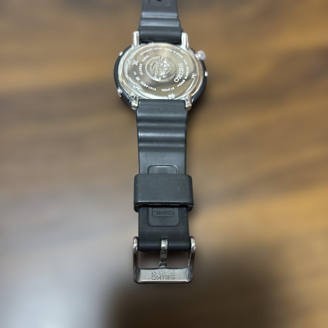 セイコー プロスペック ラバーベルト 時計 V147-0A0A