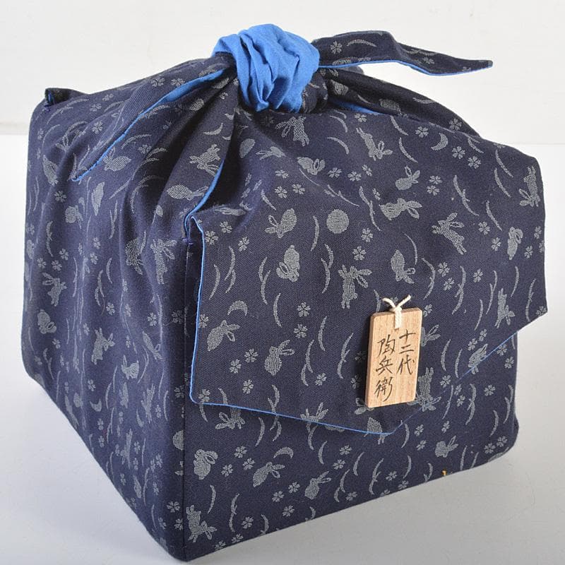 萩焼　十世　坂高麗左衛門　茶碗　銘「瑞年」　宗左（惺斎）極め箱　V　R7454