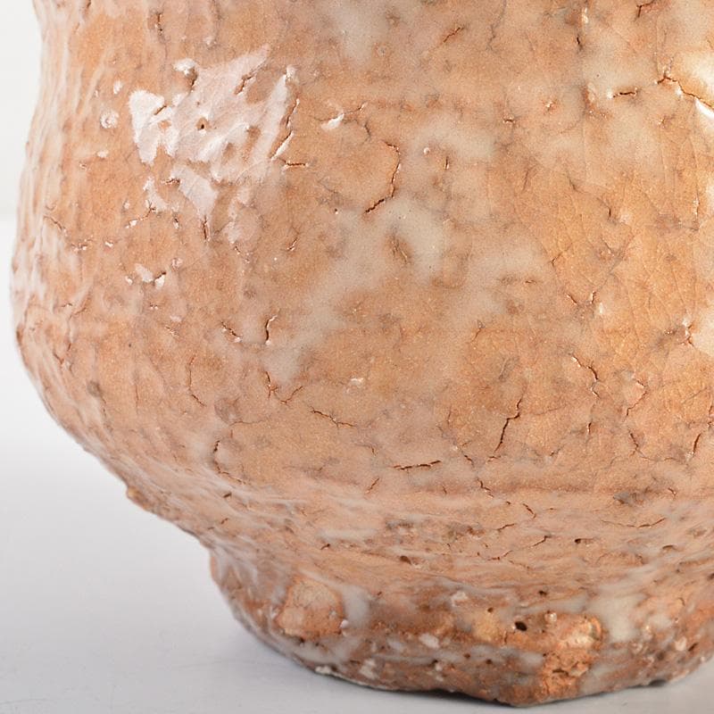 萩焼　十世　坂高麗左衛門　茶碗　銘「瑞年」　宗左（惺斎）極め箱　V　R7454