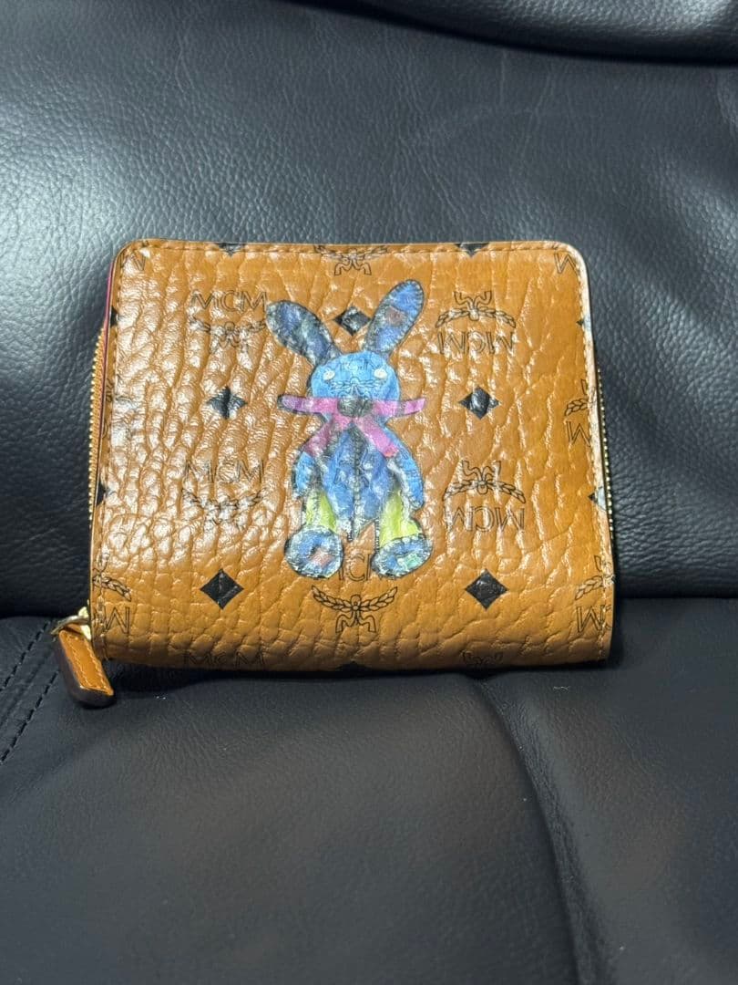 MCM ラビット ウサギ 二つ折り財布
