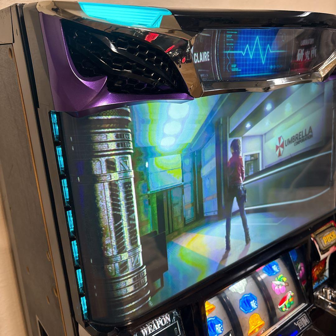 ✨美品✨ パチスロ バイオハザードRE2 実機 6.5号機 不要機付き