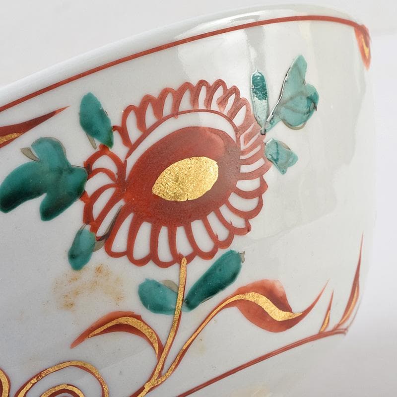 永楽善五郎造　呉州赤絵　魁字花鳥文　鉢　共箱　C　R9241