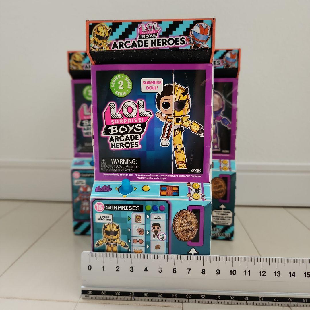 LOLサプライズ ボーイズ アーケード ヒーローズ 2 ゲームセンター人形 3個