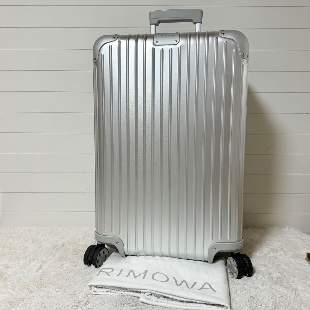 ⭐️極美品⭐️　RIMOWA　オリジナルチェックイン　キャリーケース　シルバー
