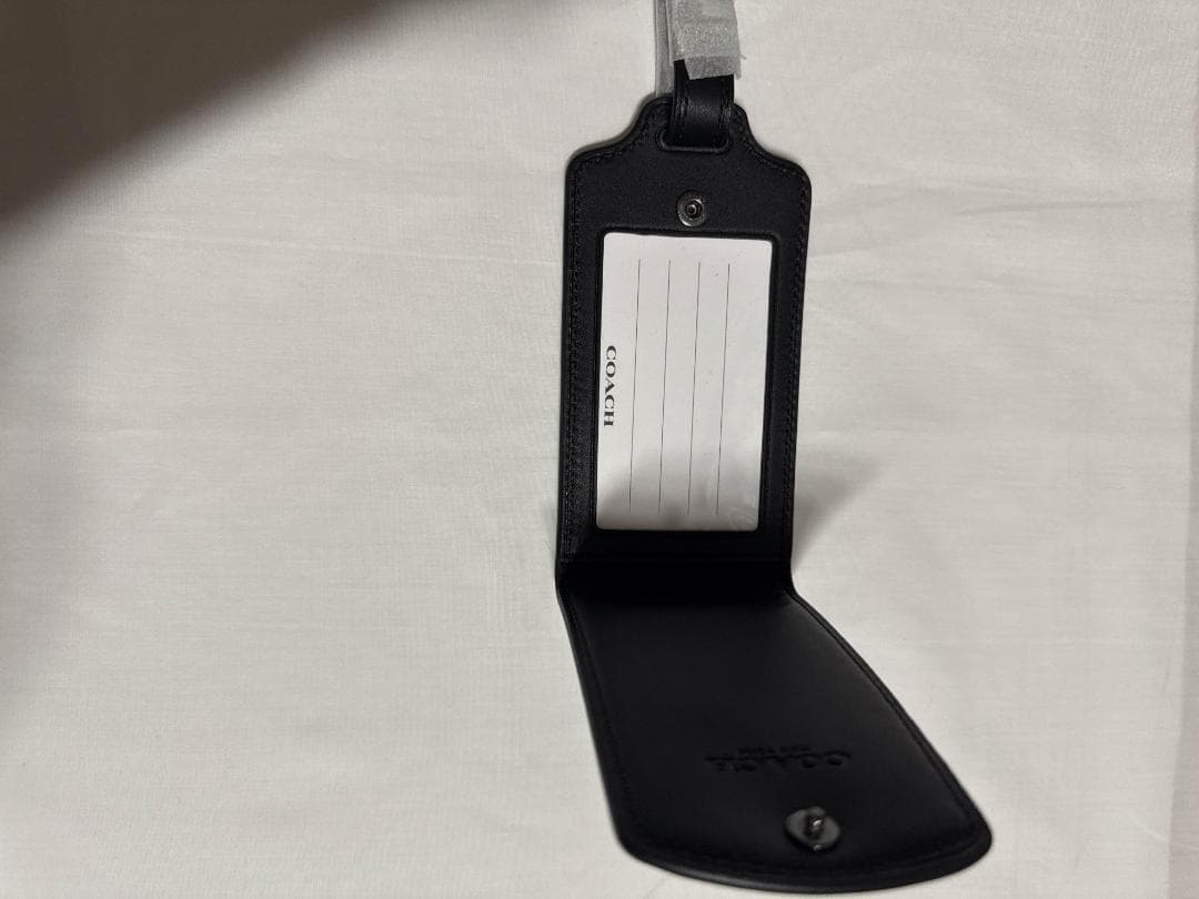 コーチ COACH ネームタグ ラゲッジタグ グリーンマルチ