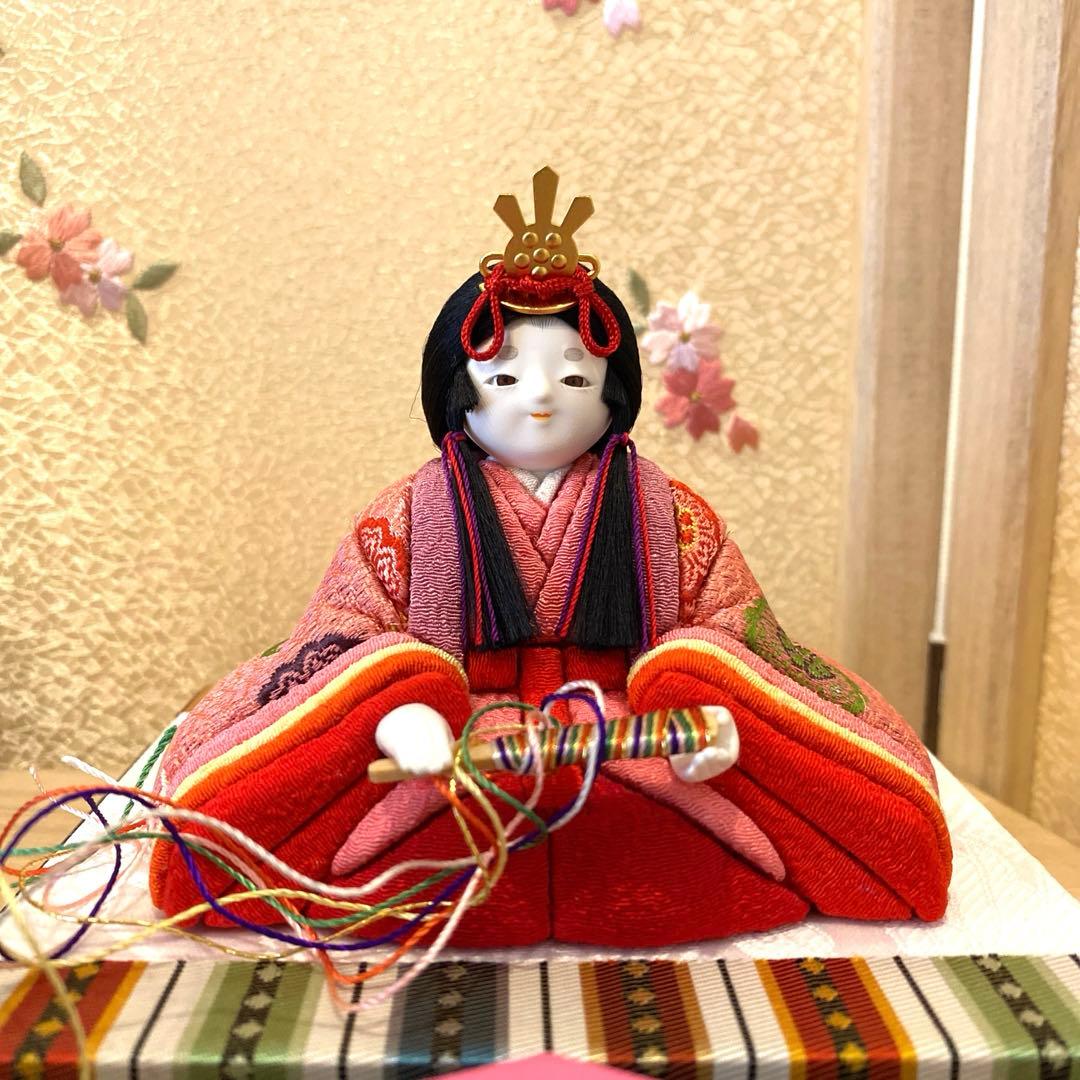 雛人形 5人飾り 2段 コンパクト ひな飾り