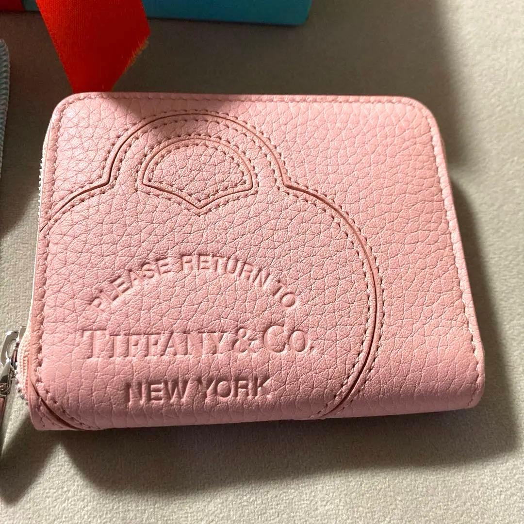 【希少】ティファニー TIFFANYスモール ジップ ウォレット