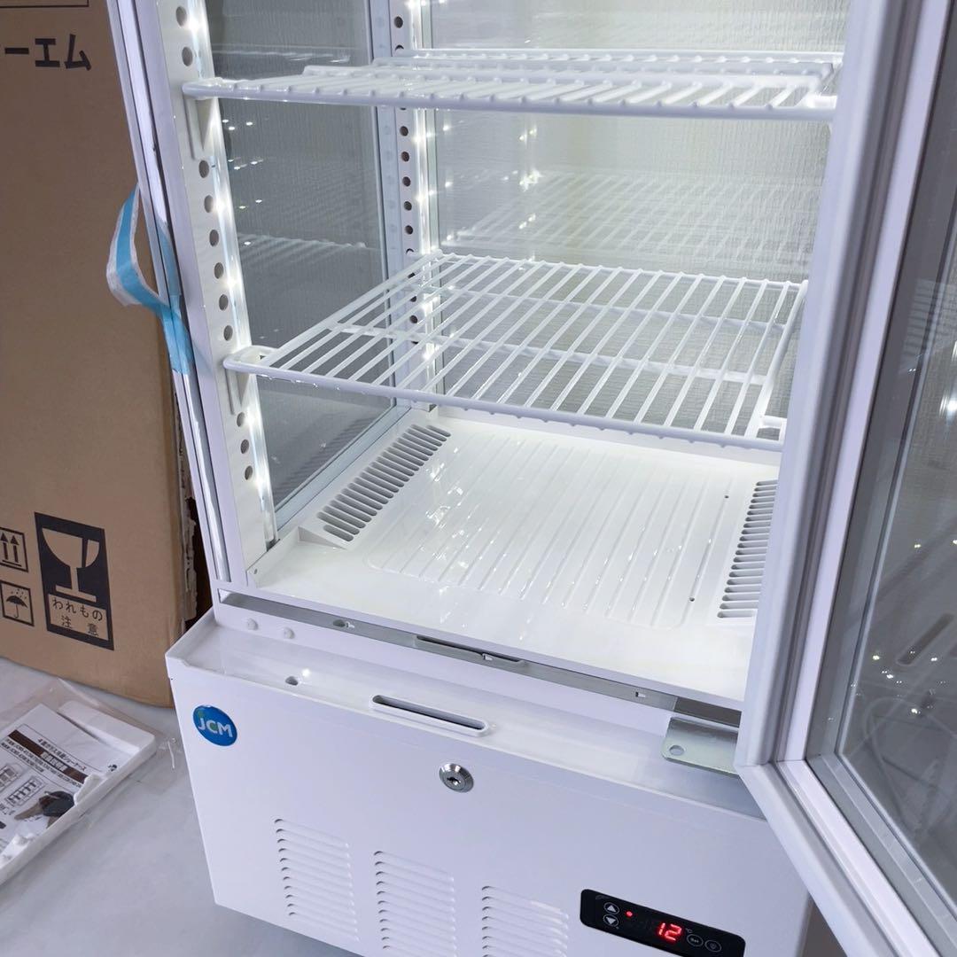 新品　透明　ガラス　JCM 4面ガラス 冷蔵ショーケース　冷蔵庫　ショーケース