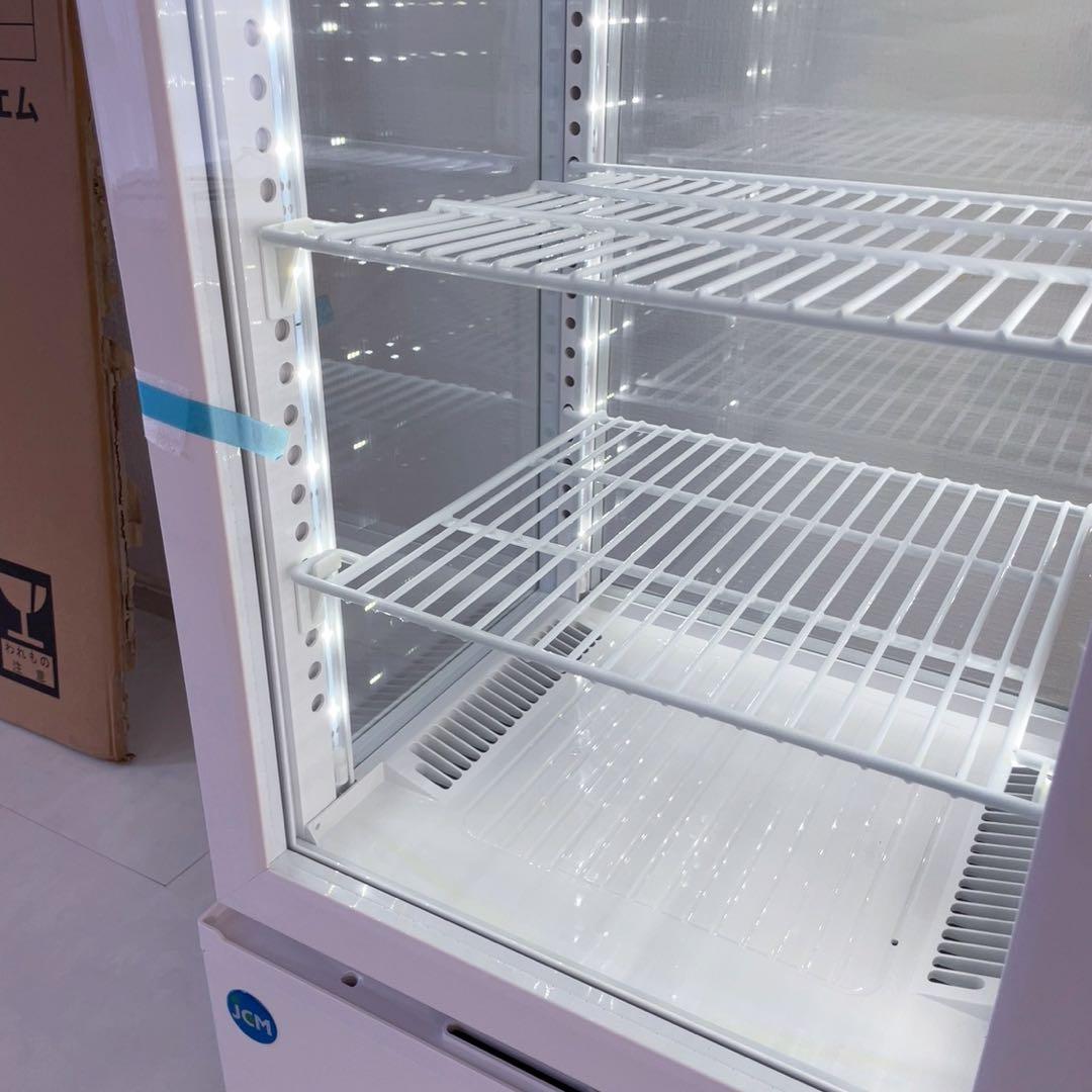 新品　透明　ガラス　JCM 4面ガラス 冷蔵ショーケース　冷蔵庫　ショーケース