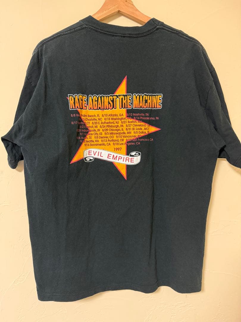 ミュージシャン 90sRage aginst the machine evil empire T