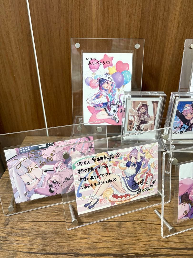 湊あくあ 直筆サイン まとめ売り