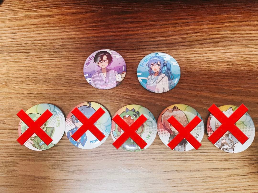 カラフルピーチ　トレーディング缶バッチ