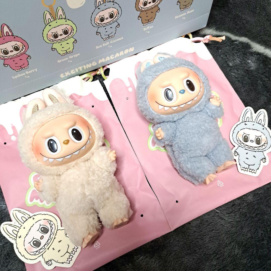 正規品！POPMART LABUBU マカロン ソイミルク&シーソルトココナッツ