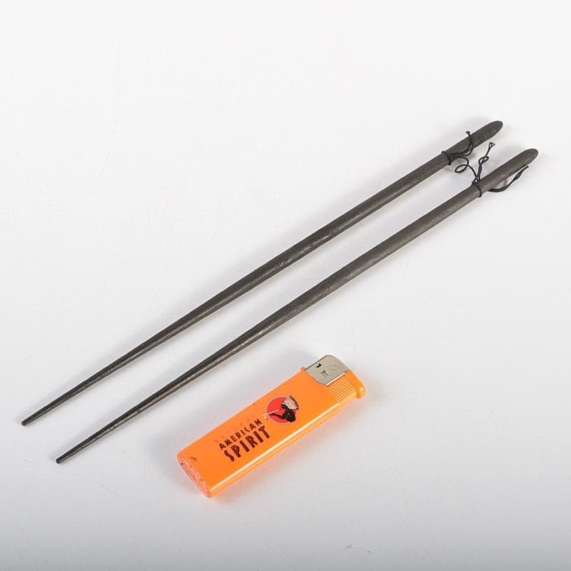 明珍火箸　五十二代　明珍宗理作　火箸　共箱　C　6653