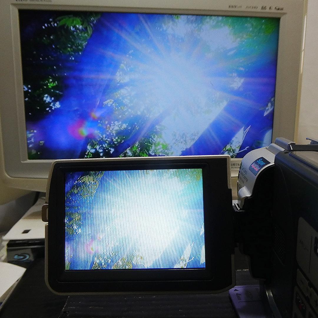 動作品ソニー DCR-TRV17 MiniDVビデオカメラ　DVDダビングに最適