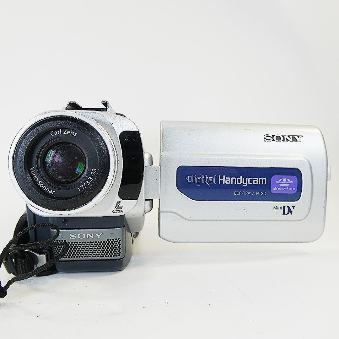動作品ソニー DCR-TRV17 MiniDVビデオカメラ　DVDダビングに最適