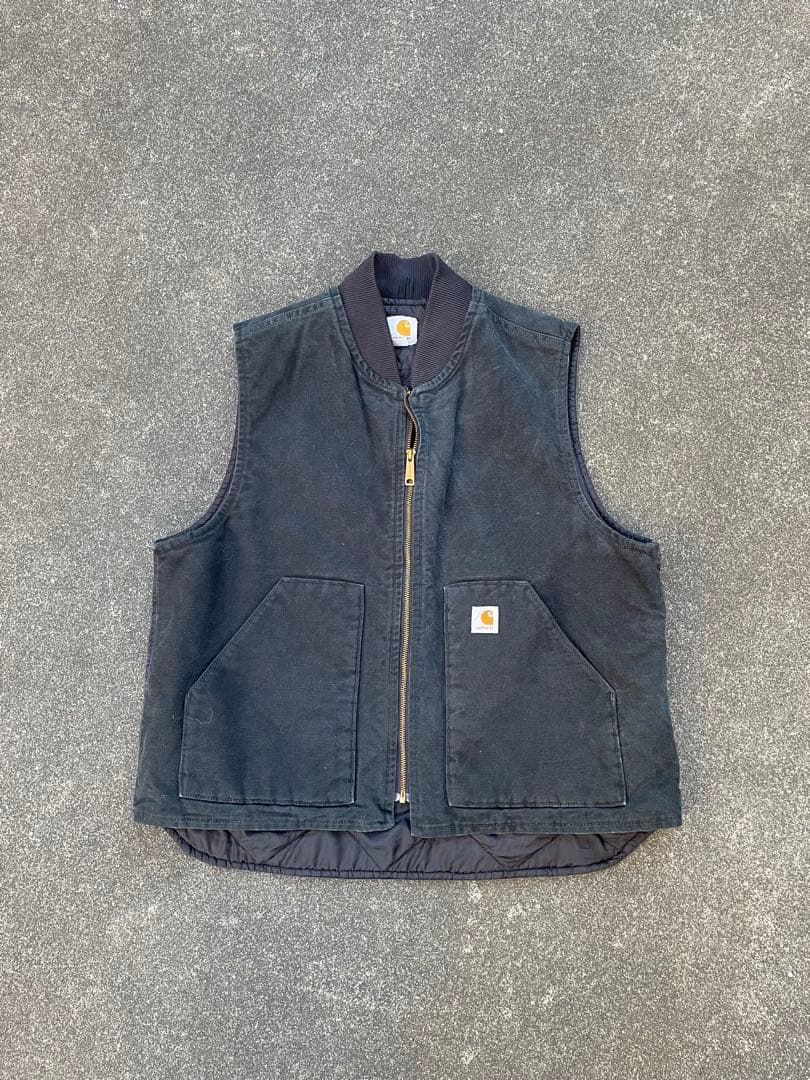 な*お様 Carhartt ダックベストブラックMexico