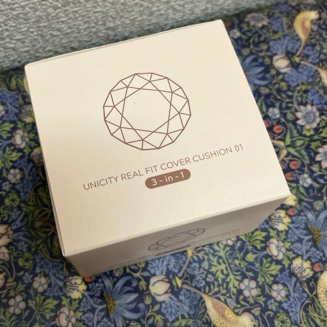 UNICITY リアルフィットカバー クッション 01 ライトベージュ ファンデ