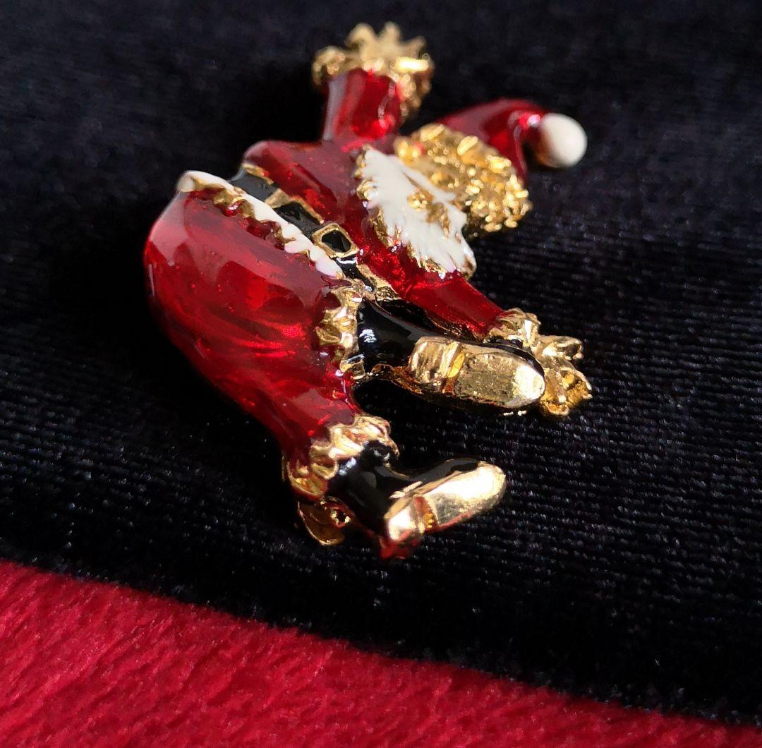 イタリア ヴィンテージ ブローチ GIOVANNI サンタクロース 398