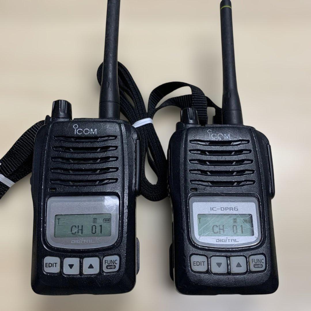 アイコム　デジタル簡易無線　登録局　DPR6 5W 2台セット