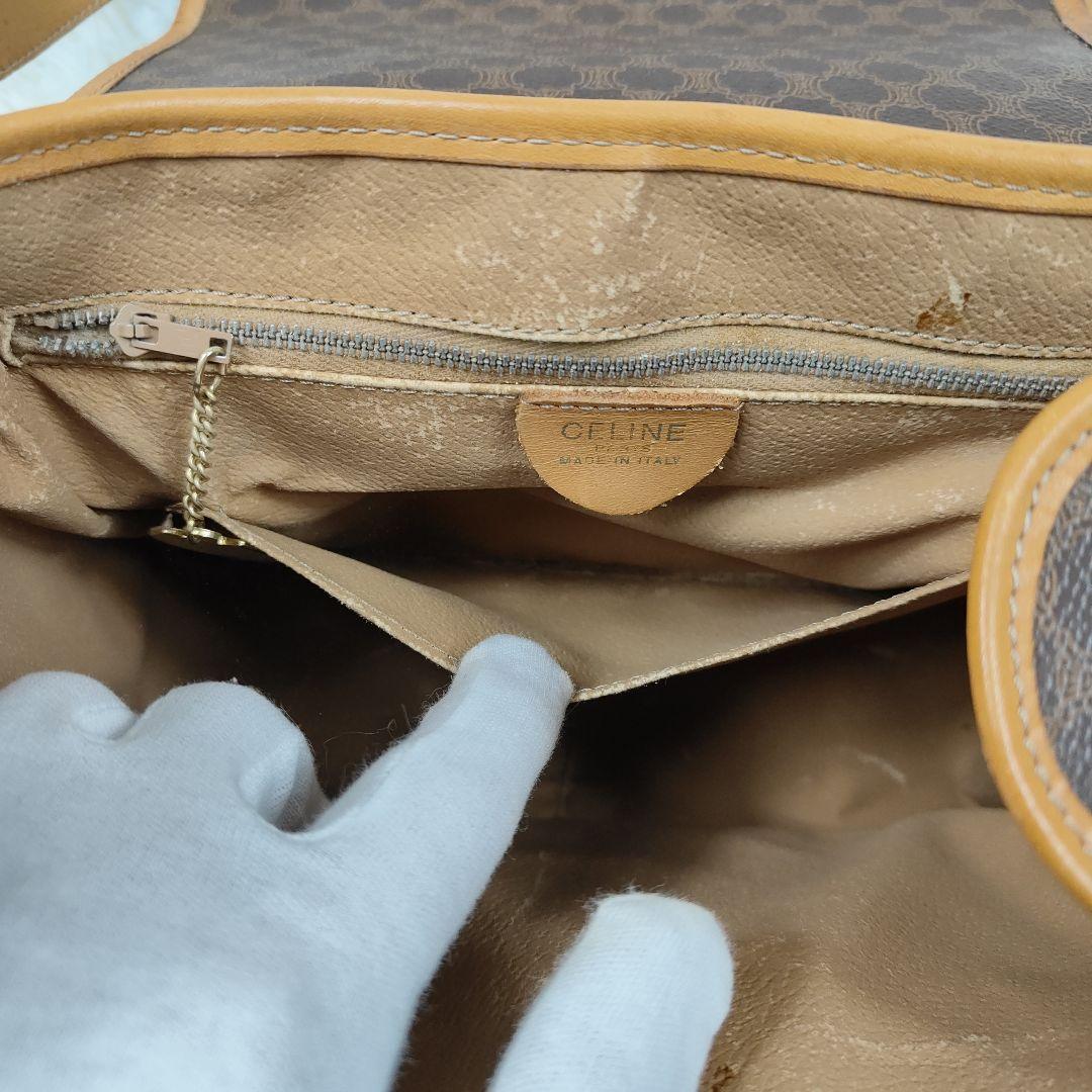 本日限定価格　セリーヌ　ショルダーバッグ　ボックス型　マカダム　トリオンフ