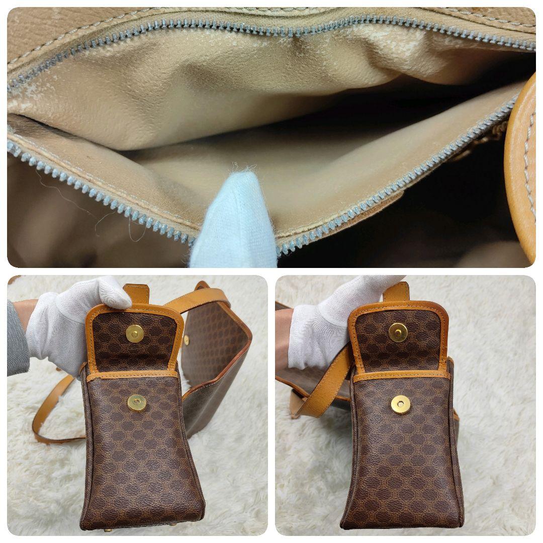 本日限定価格　セリーヌ　ショルダーバッグ　ボックス型　マカダム　トリオンフ