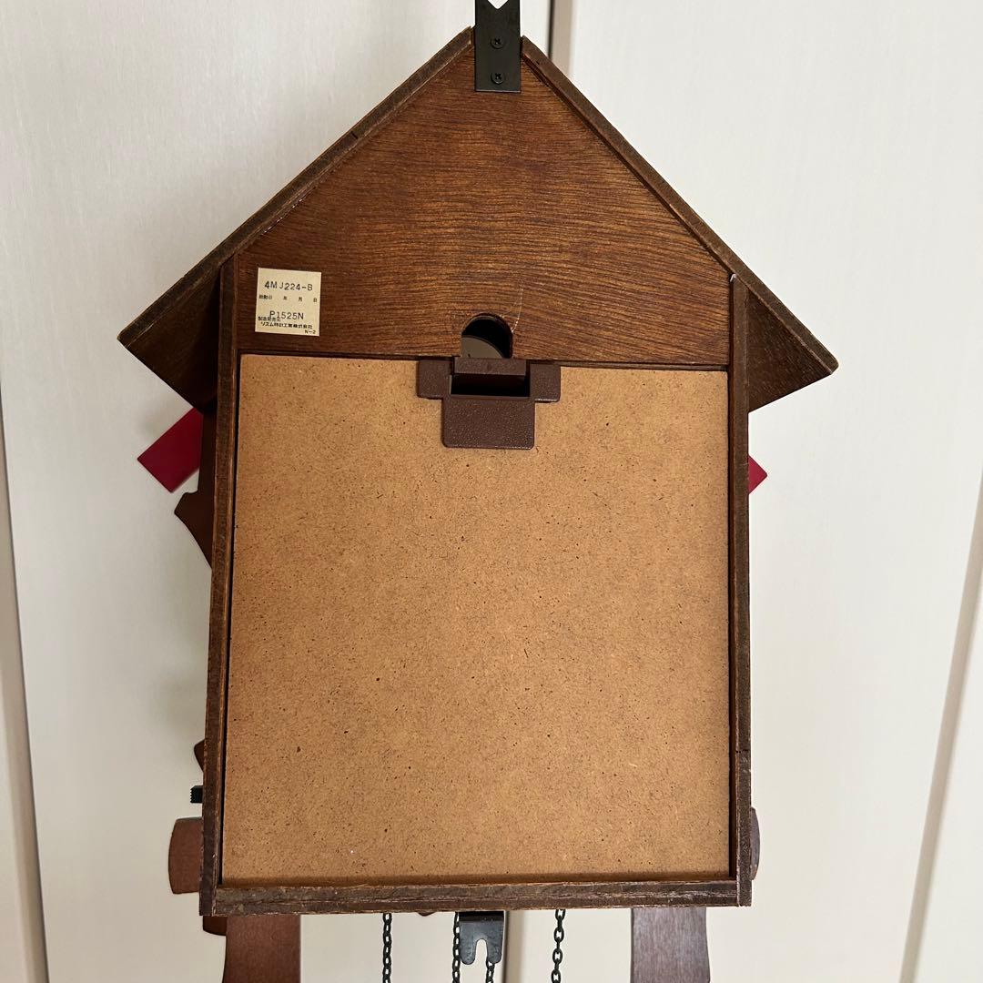 シチズン　リズム時計　鳩時計　4MJ224-B アンティーク　レトロ