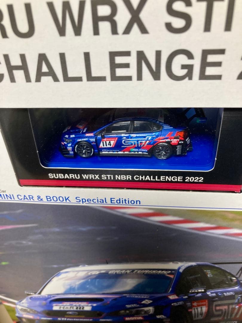 京商MINI CAR&BOOK17 SUBARU WRX STI NBR OL版