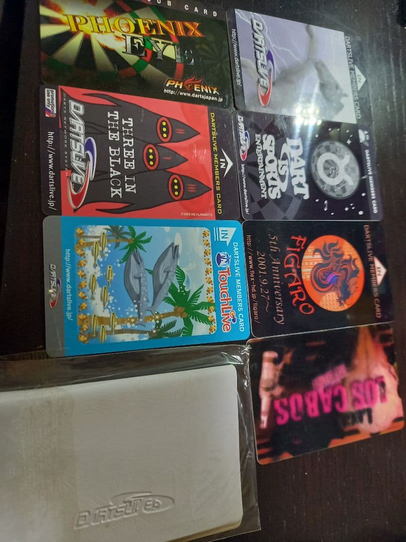 DARTSLIVE ダーツカード 8枚セット 初期、限定カード