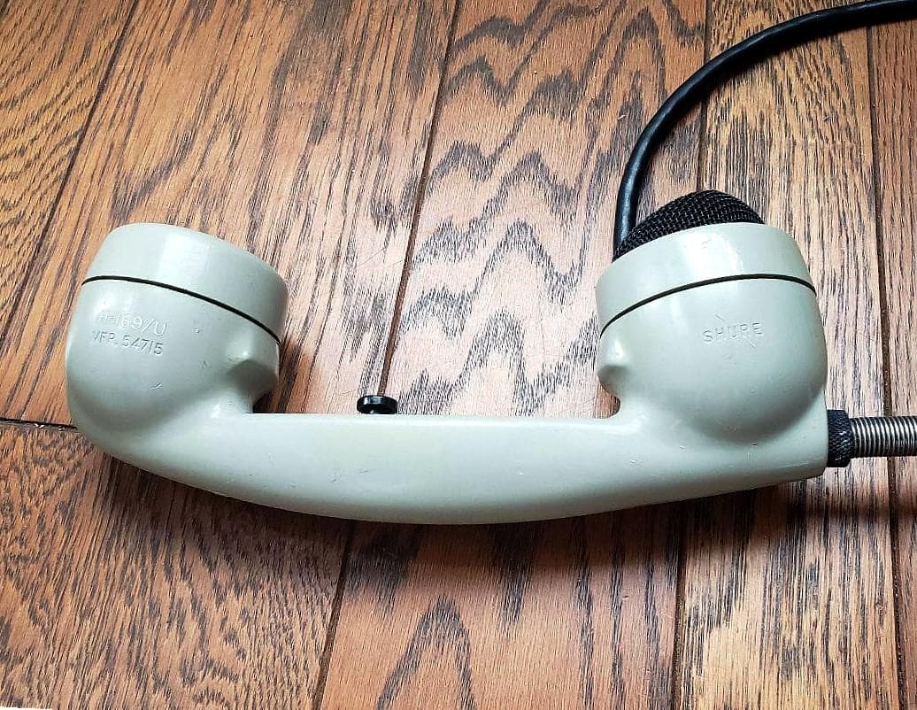 米海軍艦艇通信用SHUREコミュニケーションバンドセット　H-169/U