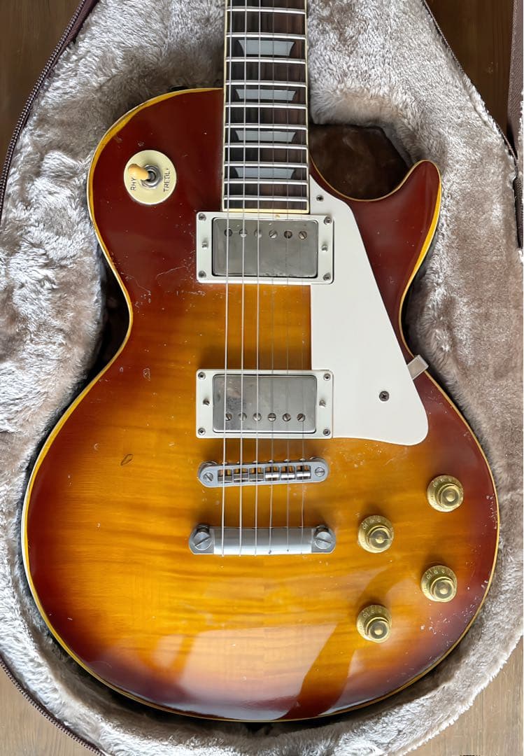 激安Epiphone Gibson レスポール改　レリック　セミハードケース付き