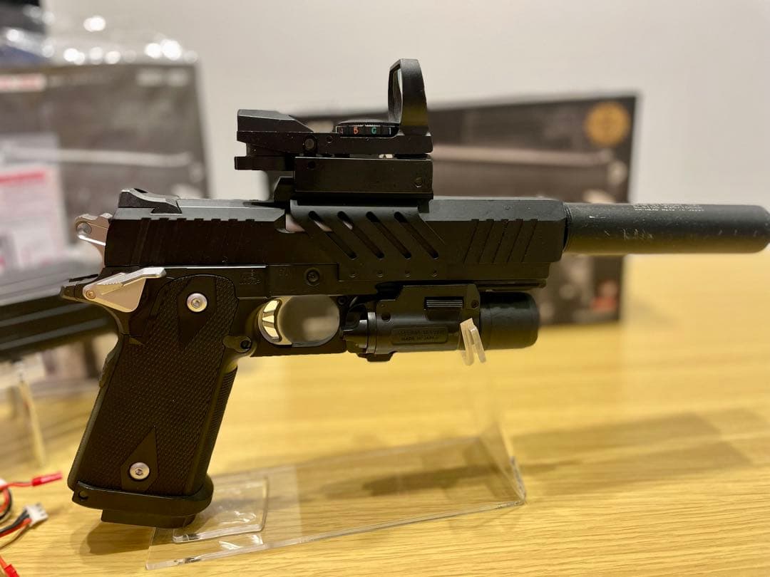 値下げ！東京マルイ　ハイキャパ E 30,000円相当のカスタム&オプション付き